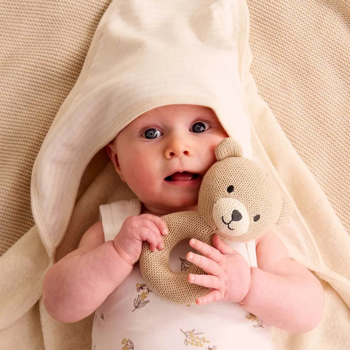 Purebaby Organic Knitted Rattle