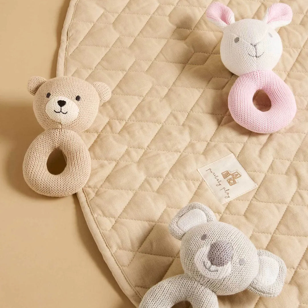 Purebaby Organic Knitted Rattle
