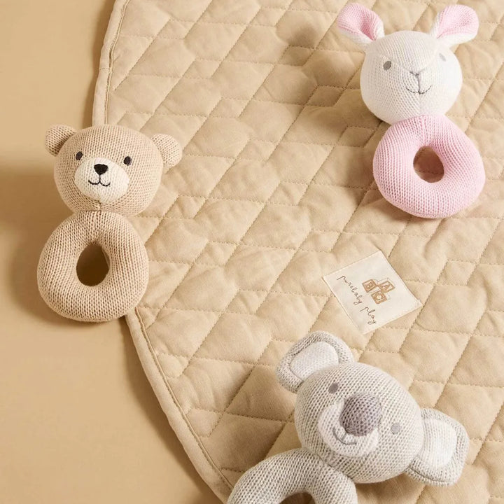 Purebaby Organic Knitted Rattle
