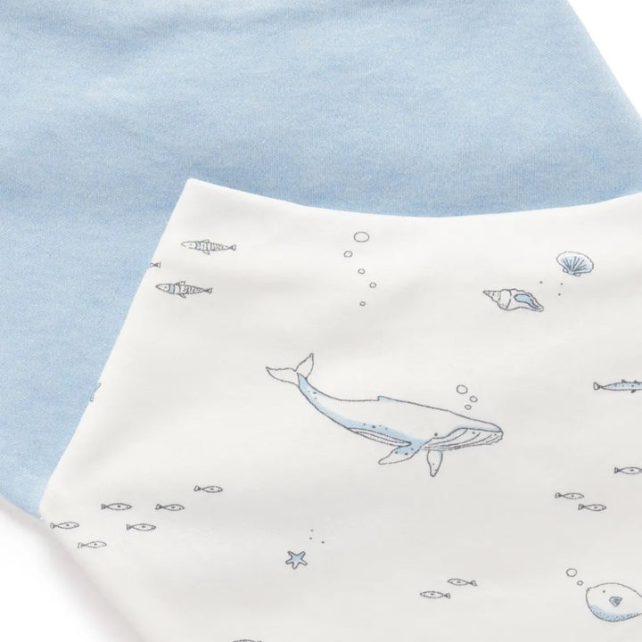 Purebaby 2 Pack Organic Bear Dribble Bib