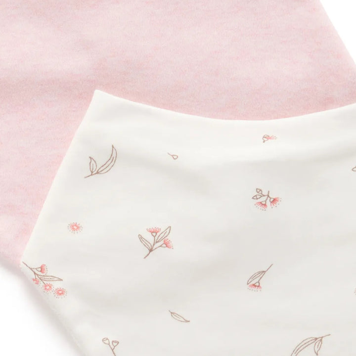 Purebaby 2 Pack Organic Bear Dribble Bib