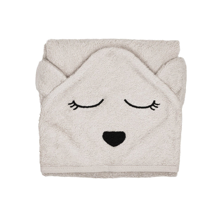 Kays + Kins Bamboo Hooded Towel Bear