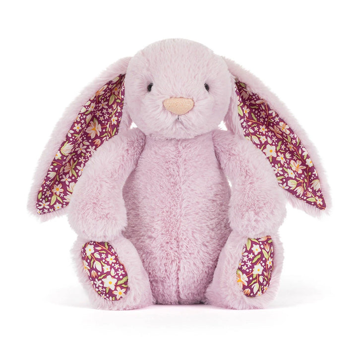 Jellycat Thistlepop Blossom Luxe Bunny full length view
