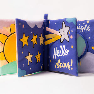 Jellycat Hello Moon Fabric Book crinkle pages