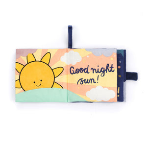 Jellycat Hello Moon Fabric Book applique texture detail