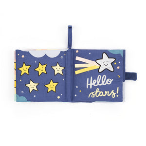 Jellycat Hello Moon Fabric Book mirror page