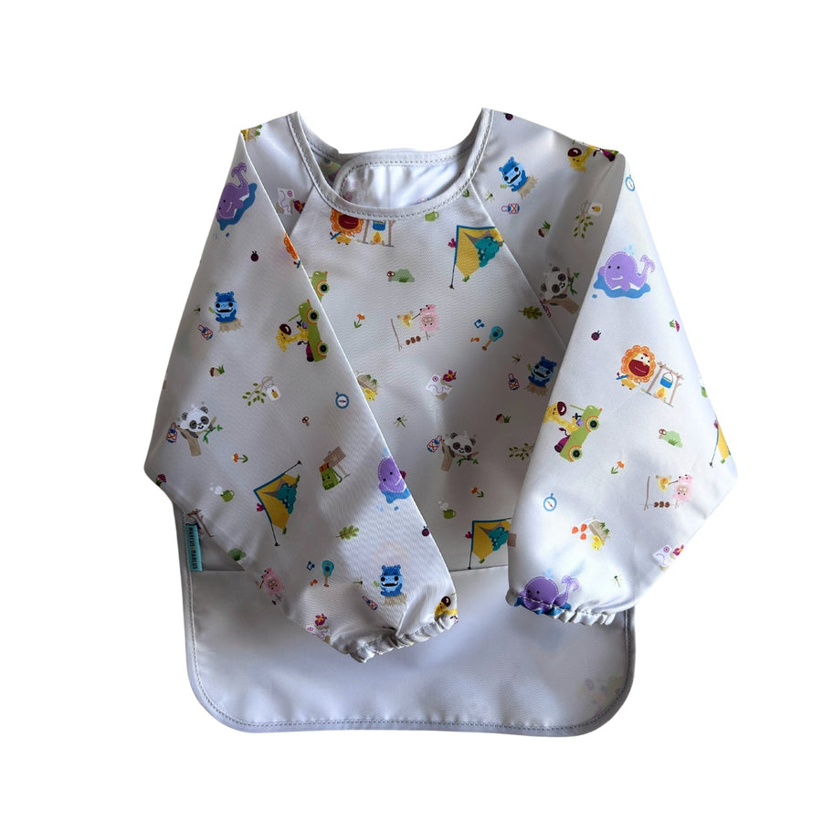 Marcus & Marcus long sleeve waterproof baby bib, full view