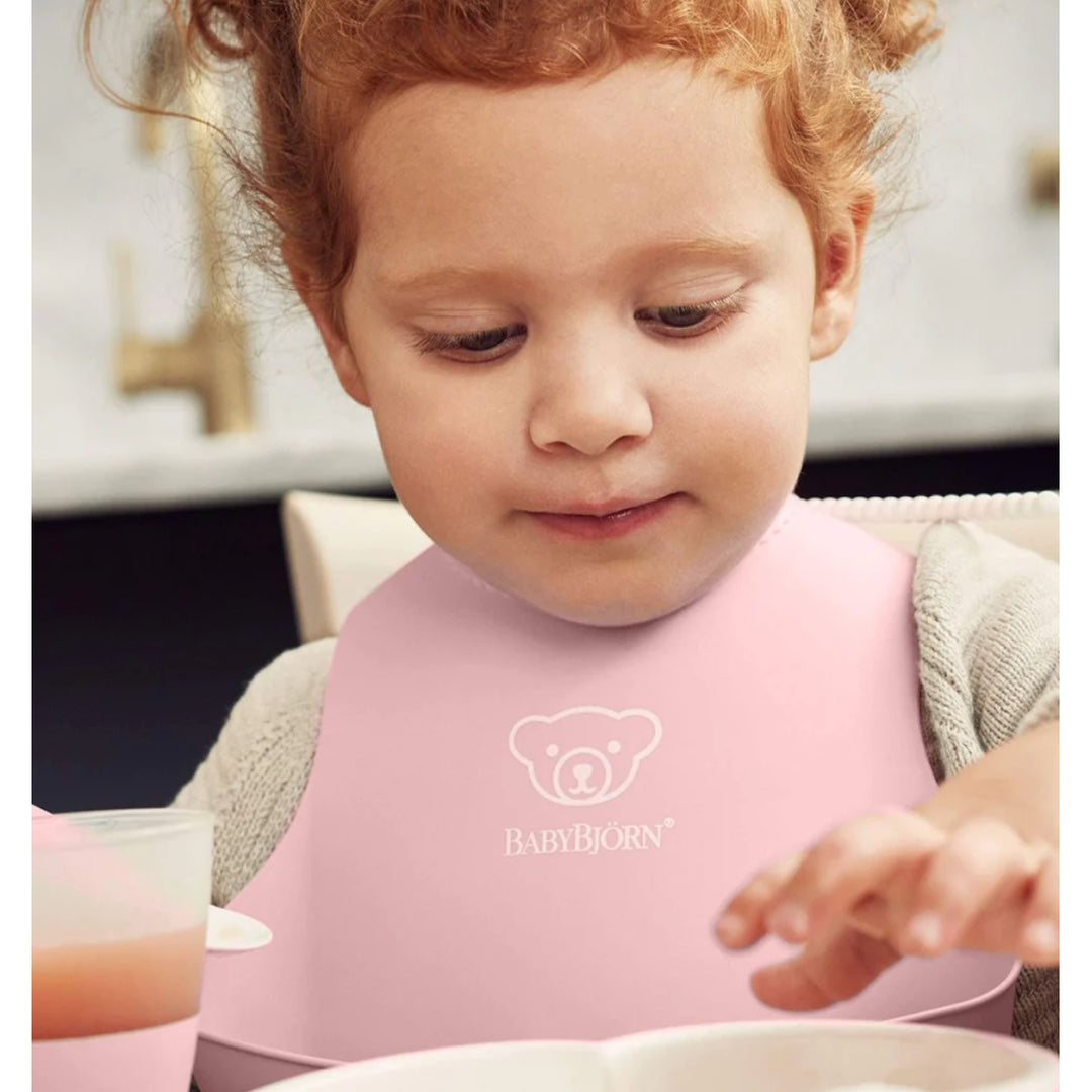 BabyBjörn Baby Bib (Powder Pink)