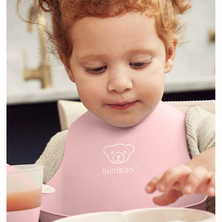 BabyBjörn Baby Bib (Powder Pink)