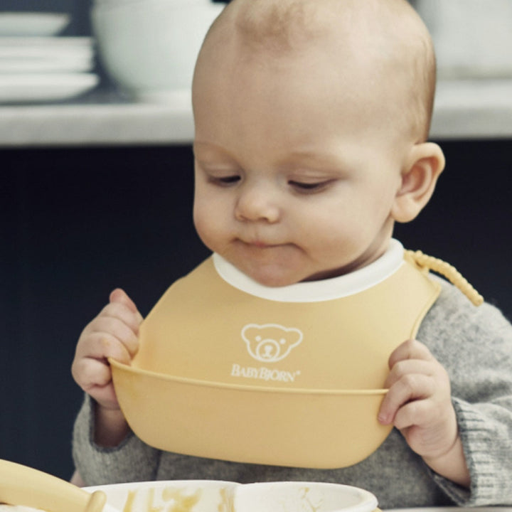 BabyBjörn Baby Bib (Powder Yellow)