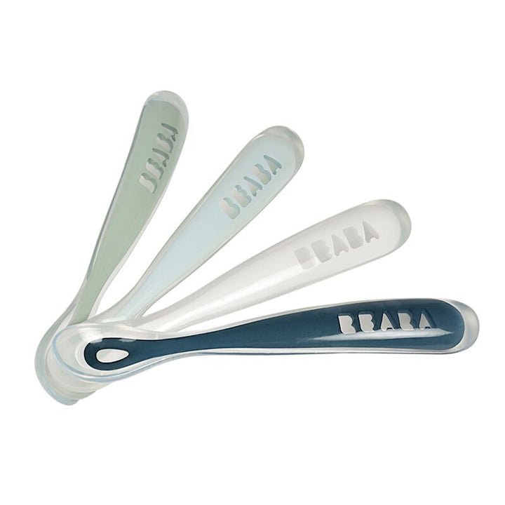 Beaba 1st Stage Silicone Spoons 4m+ 4 Pack