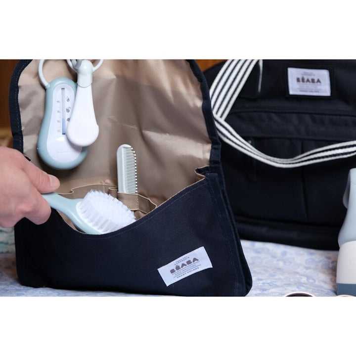 Beaba Personal care set (Thermometer/Baby Nail Clippers/Brush & Comb) - Green Blue