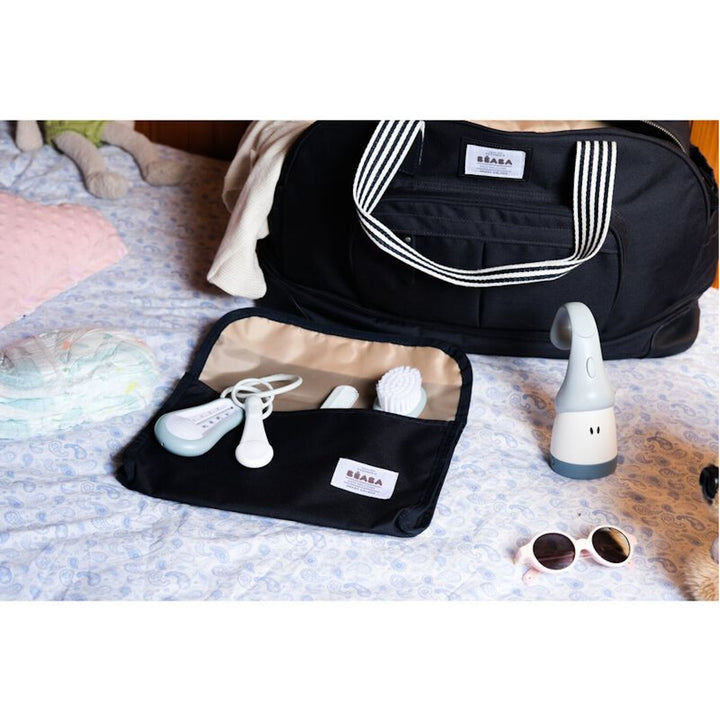 Beaba Personal care set (Thermometer/Baby Nail Clippers/Brush & Comb) - Green Blue