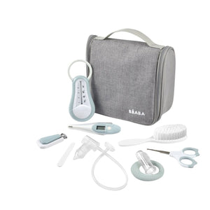 Beaba Baby Grooming Set (9 accessories) + Hanging Toiletry Pouch