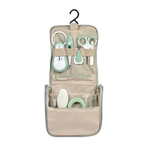 Beaba Baby Grooming Set (9 accessories) + Hanging Toiletry Pouch