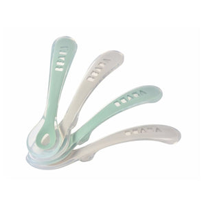 Beaba Set of 4 2nd Age Soft Silicone Spoons