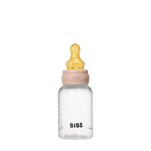 BIBS Baby Bottle 150ml latex slow flow, Blush