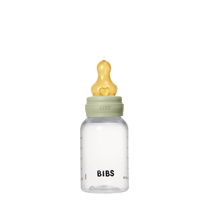 BIBS Baby Bottle 150ml latex slow flow, Sage
