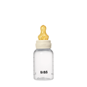 BIBS Baby Bottle 150ml latex slow flow, Ivory