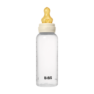 BIBS Baby Bottle 270ml latex medium flow, Ivory
