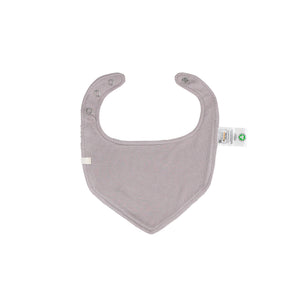Plain reverse side of the Kays+Kins Magic Grove bandana bib