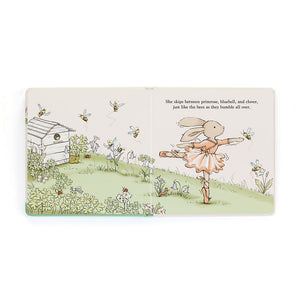 Jellycat Lottie The Ballet Bunny Book illustrated spread