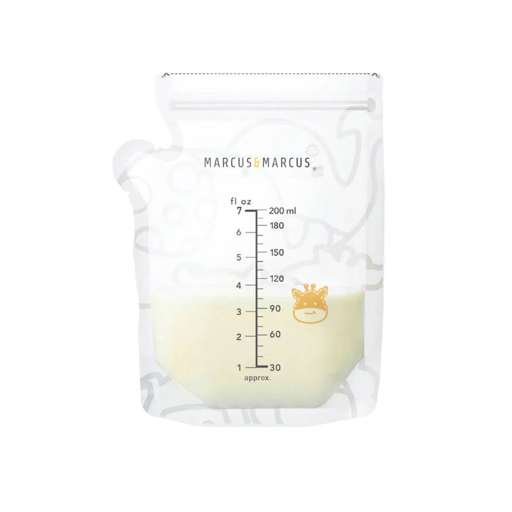 Marcus & Marcus Breastmilk Storage Bag (Temperature sensing - 200ml) - 50 bags