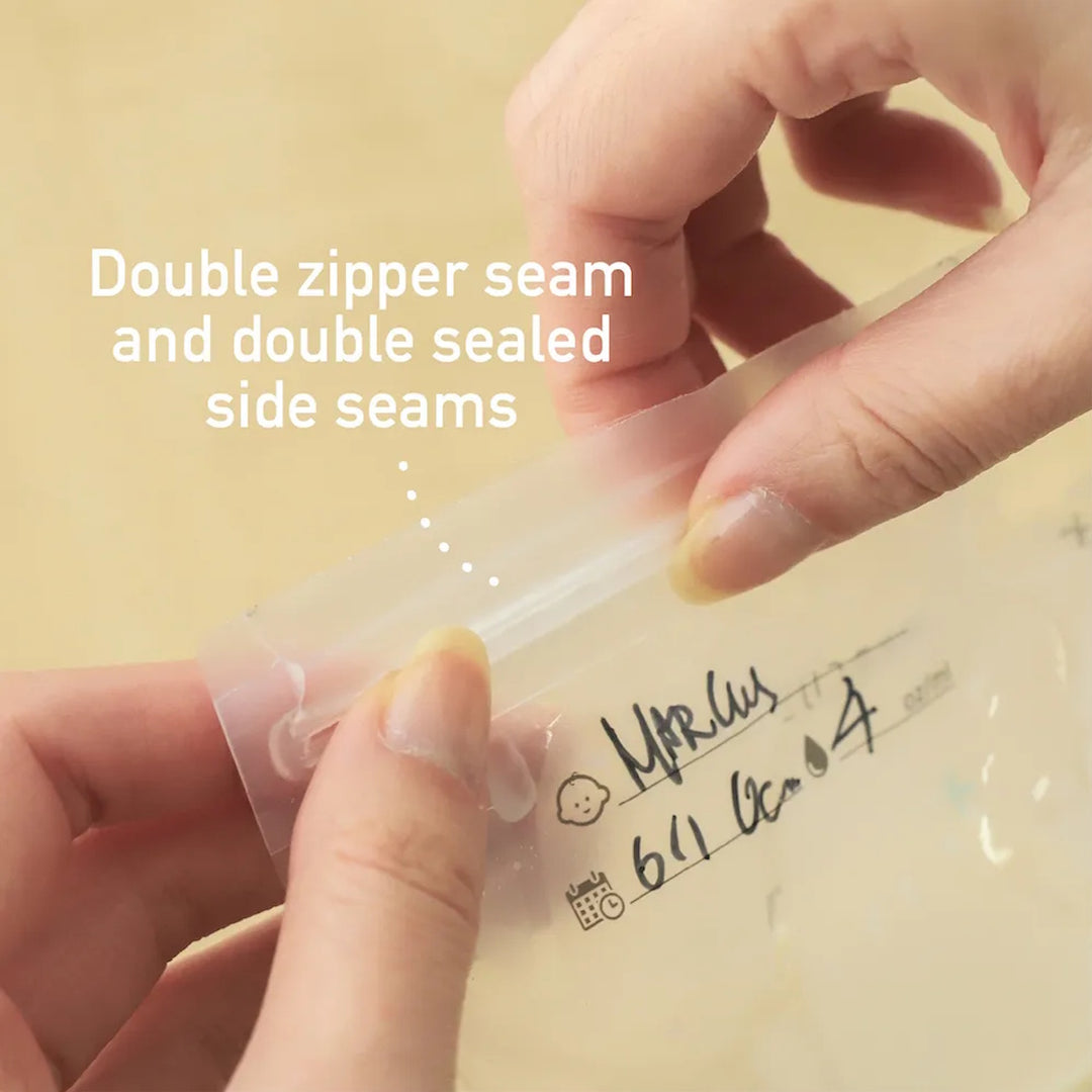 Marcus & Marcus Breastmilk Storage Bag (Temperature sensing - 200ml) - 50 bags