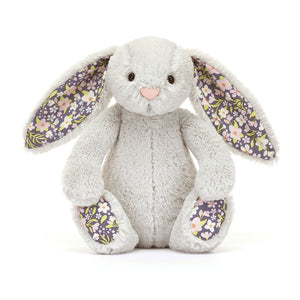 Jellycat Blossom Silver Bunny Bloom Little cream bobtail detail