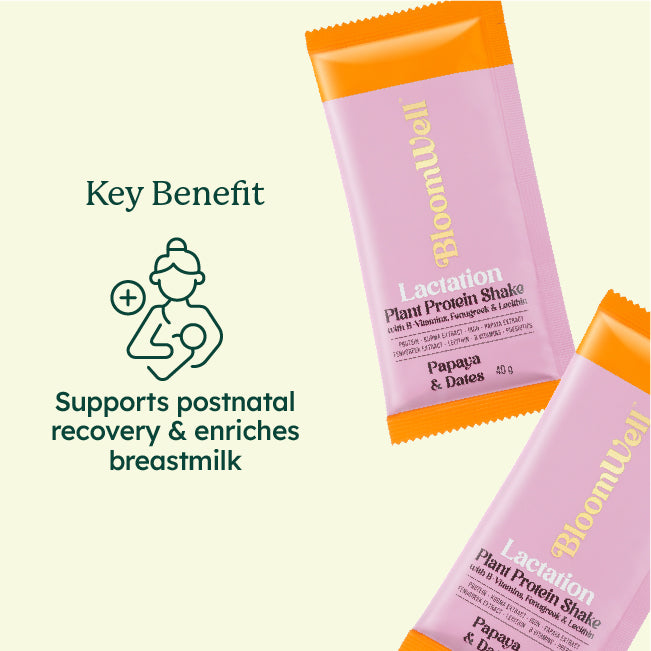 BloomWell™ Lactation Plant Protein Shake with B-Vitamins, Fenugreek & Lecithin