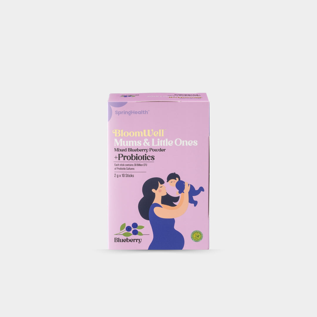 BloomWell™ Mums & Little Ones  Mixed Blueberry Powder + Probiotics