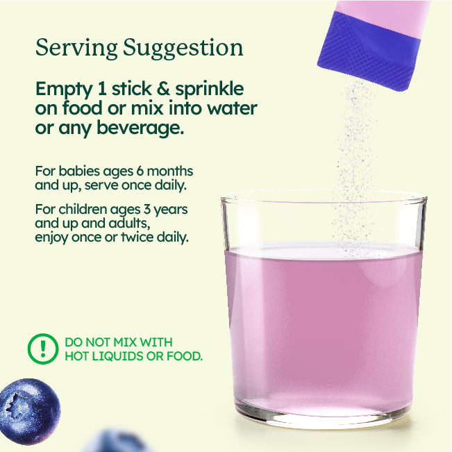 BloomWell™ Mums & Little Ones  Mixed Blueberry Powder + Probiotics