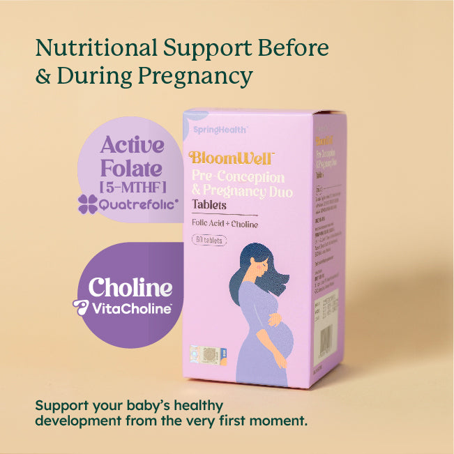 BloomWell™ Pre-Conception & Pregnancy Duo Tablets