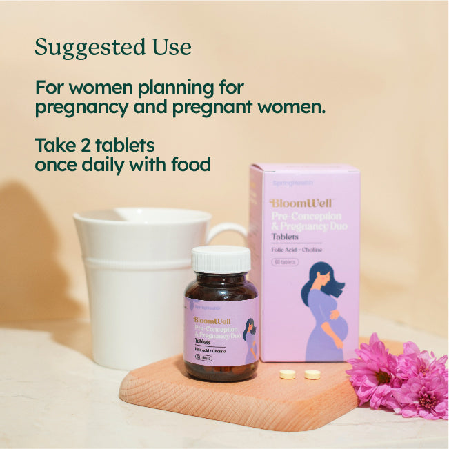 BloomWell™ Pre-Conception & Pregnancy Duo Tablets