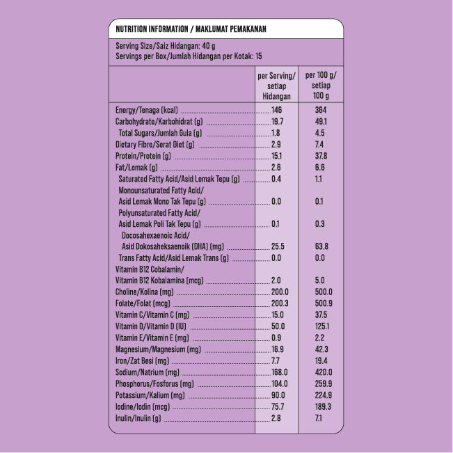 BloomWell™ Prenatal Plant Protein Shake with DHA, Vitamins & Minerals