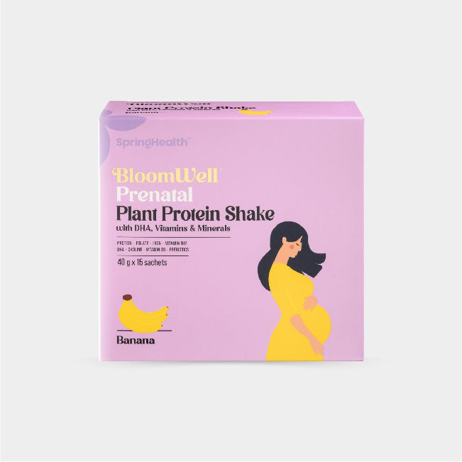 BloomWell™ Prenatal Plant Protein Shake with DHA, Vitamins & Minerals