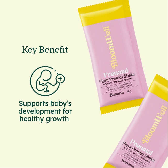 BloomWell™ Prenatal Plant Protein Shake with DHA, Vitamins & Minerals