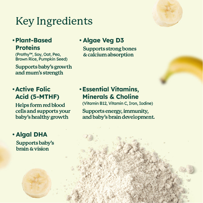 BloomWell™ Prenatal Plant Protein Shake with DHA, Vitamins & Minerals