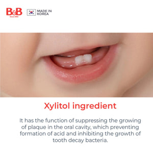 B&B Baby Toothpaste 80g (Liquid Type) 0-4 yr old- Apple