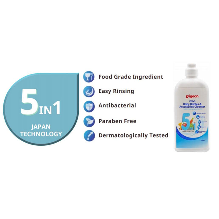 Pigeon Baby Bottle & Accessories Cleanser 500ml