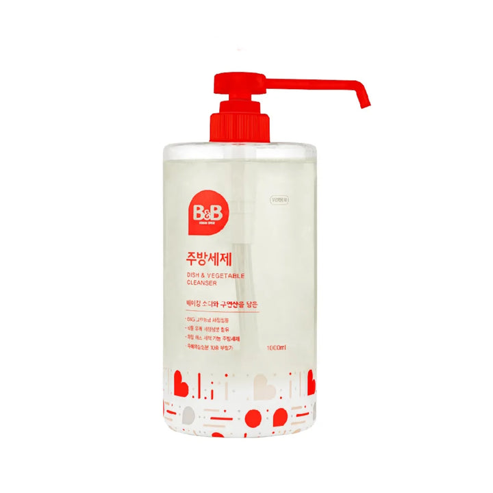 B&B Dish And Vegetable Cleanser - Liquid Type 1000ML