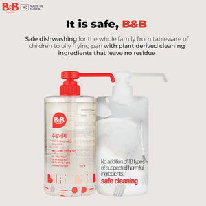 B&B Dish And Vegetable Cleanser - Liquid Type 1000ML