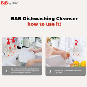 B&B Dish And Vegetable Cleanser - Liquid Type 1000ML