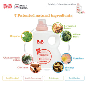 B&B Baby Fabric Softener Jasmine Refill 1500ml