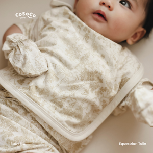 Cosoco Kids Bib - Equestrian Toile