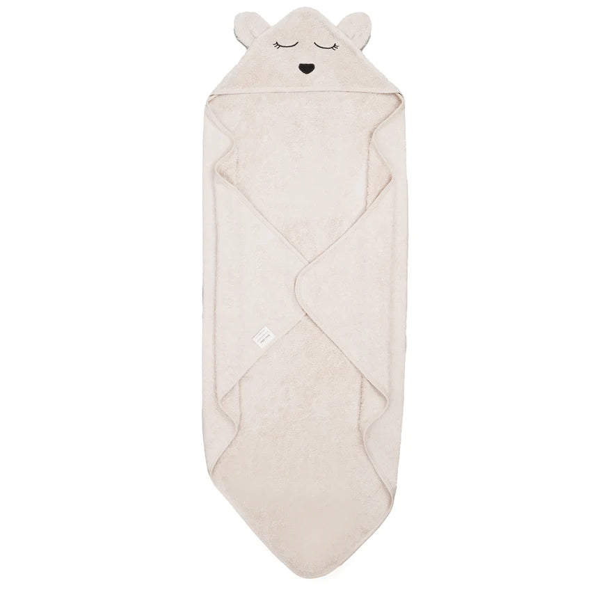 Kays + Kins Bamboo Hooded Towel Bear