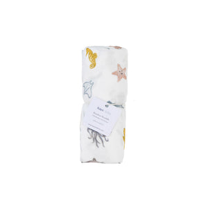 KAYS + KINS Bamboo Swaddle - Seafriends