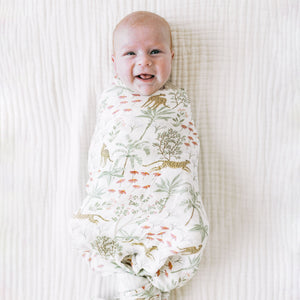 KAYS + KINS Bamboo Swaddle - Savanna Serenade