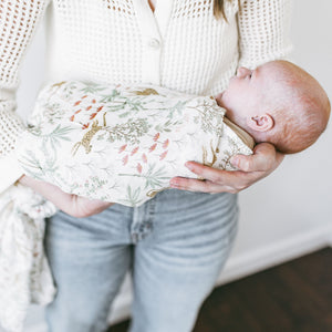 KAYS + KINS Bamboo Swaddle - Savanna Serenade