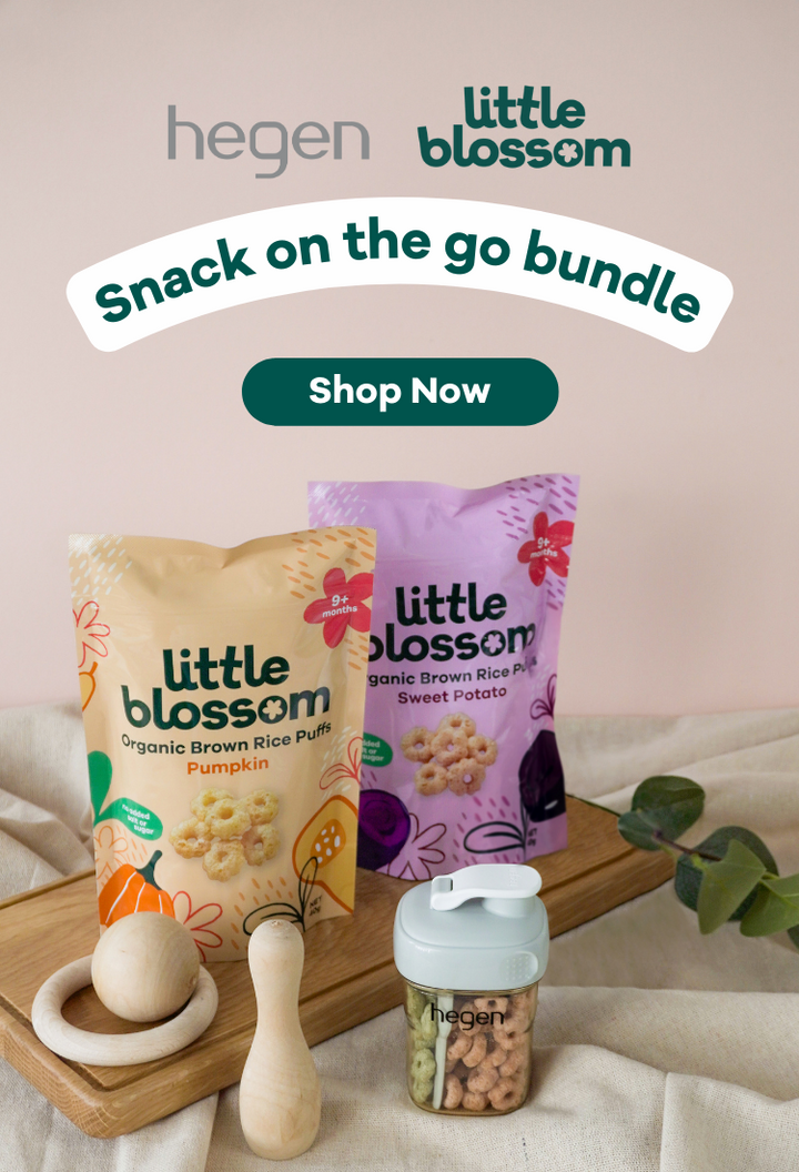 Exclusive Hegen X Little Blossom Snack On The Go Bundle